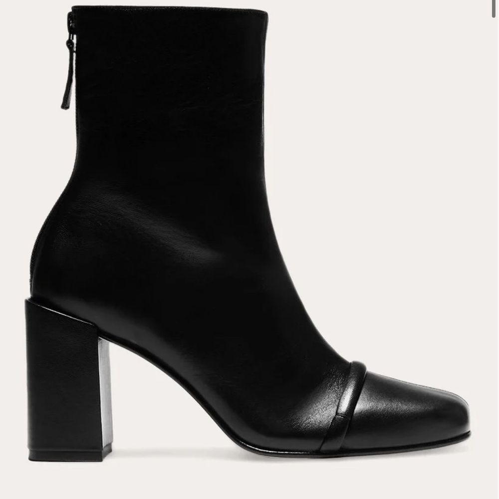 Chelsea Paris Black Heeled Boots